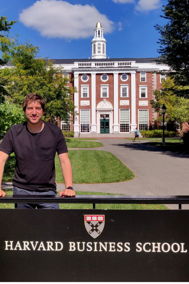 Tomas, 28, is an industrial engineer and one of the five Argentines who are doing MBA at Harvard