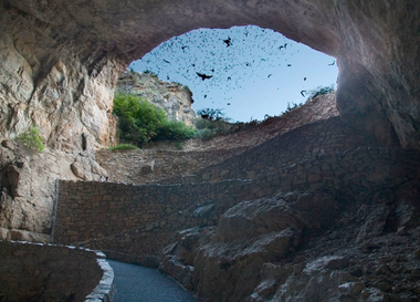Lechuguilla cave entrance, considered the fifth largest in the world (Michael Patane - Google)