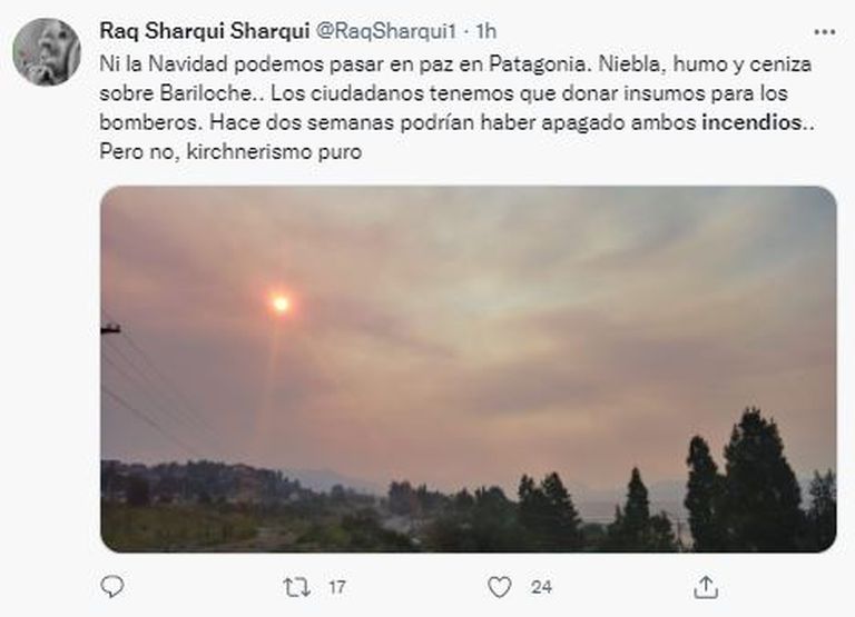 Incêndios florestais na Patagônia: Chubut, Río Negro e Neuquén, em alerta para focos ativos.