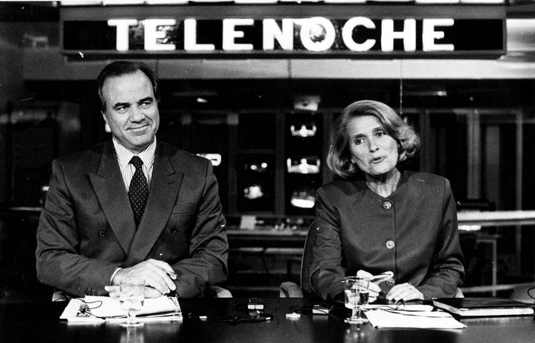 César Mascetti e Mónica Cahen D'anvers foram o rosto da Telenoche durante vários anos