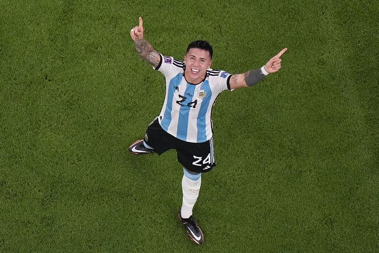Enzo Fernández, figura da seleção argentina contra o México