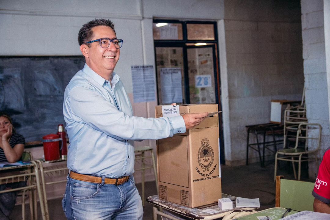 Gustavo Martinez votó en Chaco