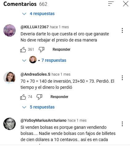 Los comentarios que recibió Dylan por la bolsa de tierra