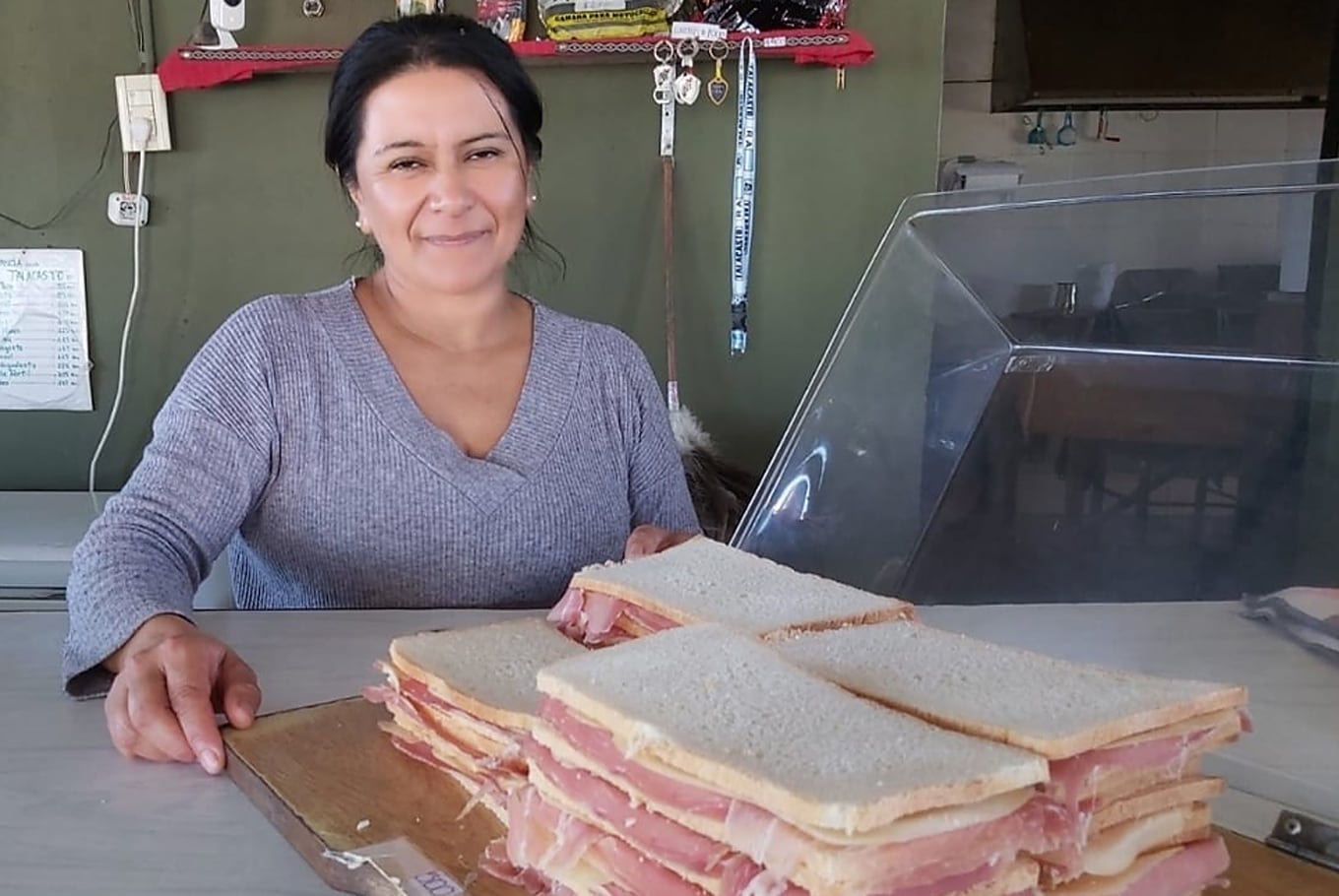 El sándwich de miga de Talacasto