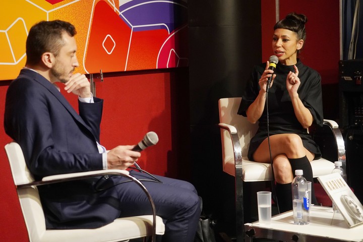 Iván Schargrodsky entrevistó a Victoria de Masi
Foto: Martín Bonetto
