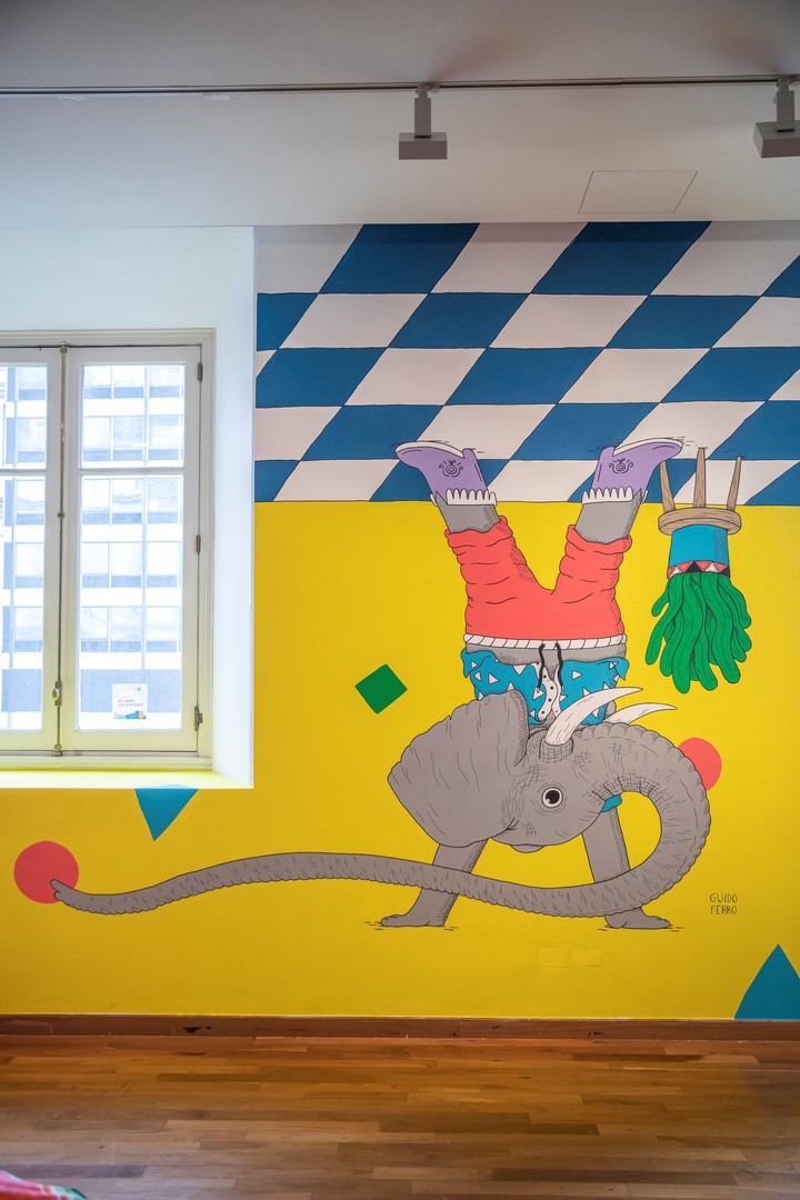 ¡Cuánto cuento! Y el camino de Manuelita”, la gran exposición en homenaje a María Elena Walsh que inauguró este martes en el tercer piso (sala 303) del Palacio Libertad. Foto: gentileza.