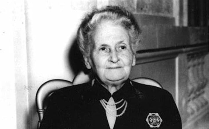 Maria Montessori. Archivo Clarin.