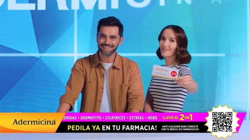 LLAME YA a Natalia Oreiro y Gonzalo Heredia y pida ADERMICINA