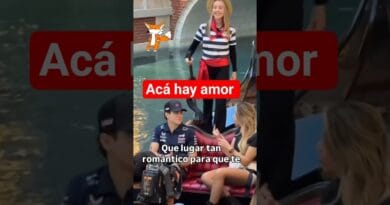 Franco Colapinto ❤️ Christine GZ paseando en góndola en Las Vegas #F1