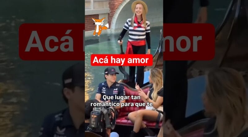 Franco Colapinto ❤️ Christine GZ paseando en góndola en Las Vegas #F1