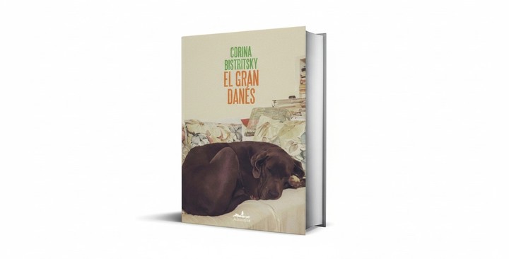 El gran danés, primera novela de la escritora y artista visual Corina Bistritsky.  Foto: gentileza.