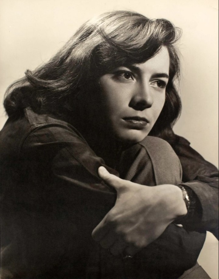 Patricia Highsmith a cara de perra. Archivo Clarín.