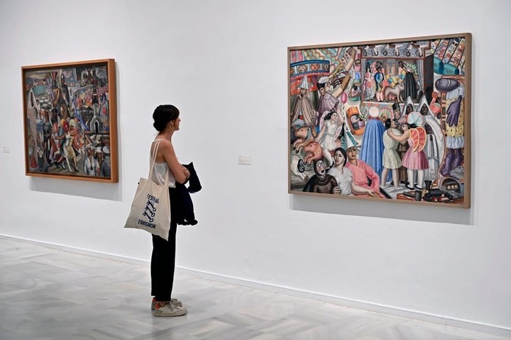 El Museo Reina Sofía presenta la exposición 'Maruja Mallo: Máscara y compás'. EFE/ Fernando Villar