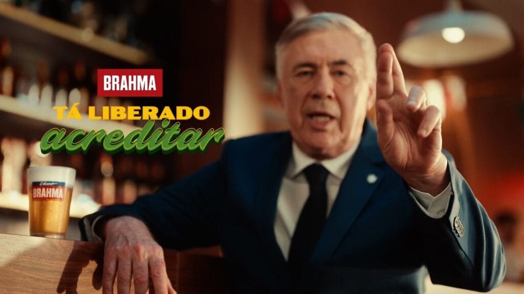 Brahma, Ancelotti e o gesto Nº1 reloaded: agora vale acreditar!