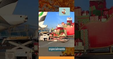 El AVIÓN de Papá Noel despega !!!