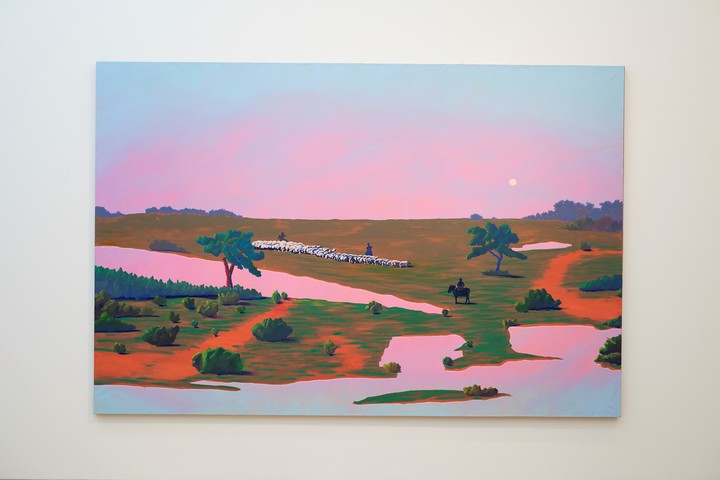 La llanura uruguaya, con la paleta de Ana Segovia.