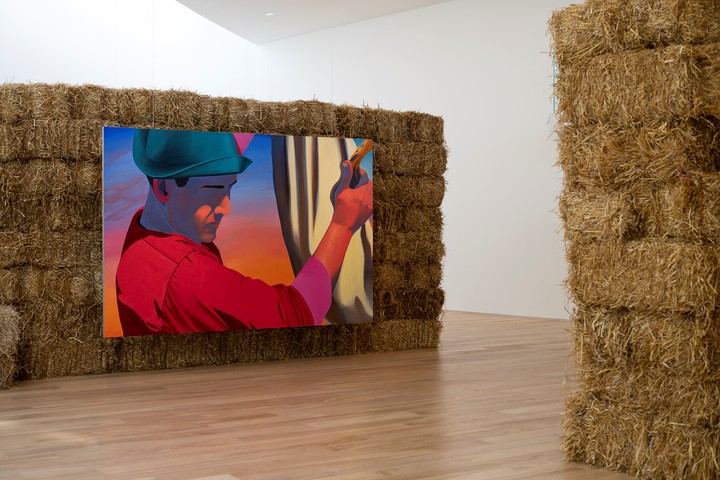 Los personajes de Ana Segovia interpretan su propia imagen ante la cámara. 