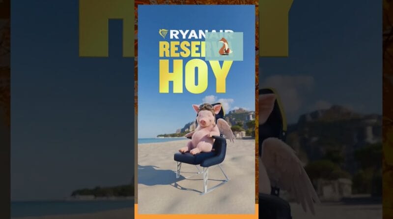 RYNAIR - Cerdito con alas anuncia ofertas de invierno para PIGS !!! 😎