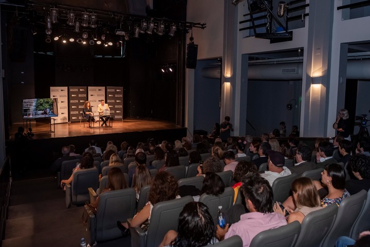 Conferencia de prensa Apertura de programación del CC Recoleta.  Foto: gentileza  prensa CCRecoleta.