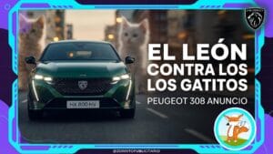 Peugeot 308 vs “los gatitos”: así es el nuevo anuncio en España