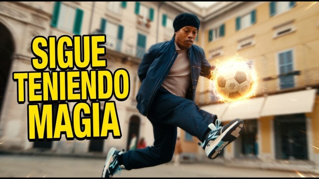 Ronaldinho aparece en anuncio de U-POWER y hace magia ⚽