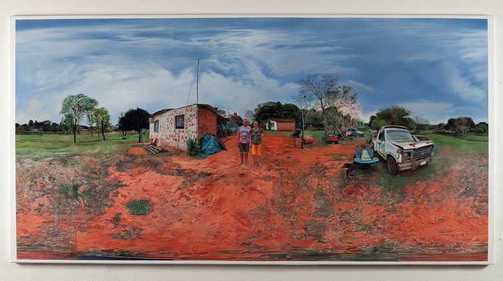 Impactante obra en 360 grados del artista paraguayo Enrique Collar. Gentileza