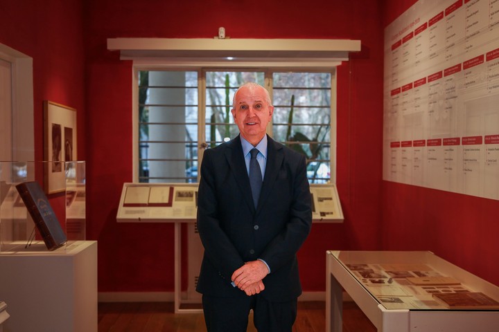 El actual presidente de la Academia Nacional de Bellas Artes, Sergio Baur. Foto: gentileza.