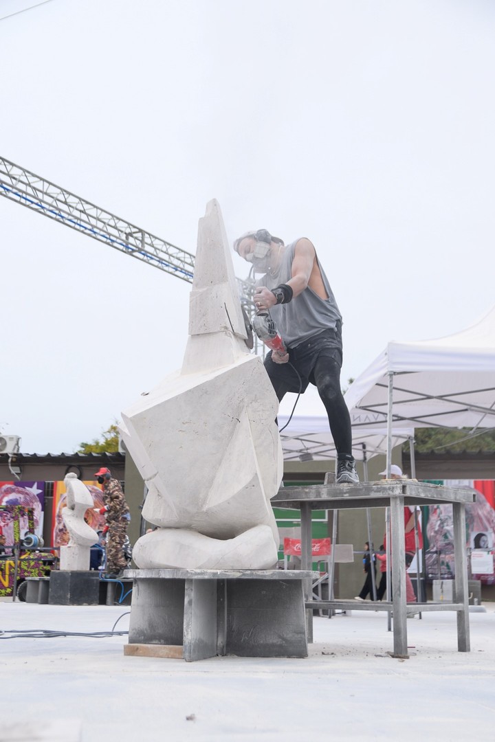 El turco Furkan Depeli. Foto: Prensa/Bienal del Chaco