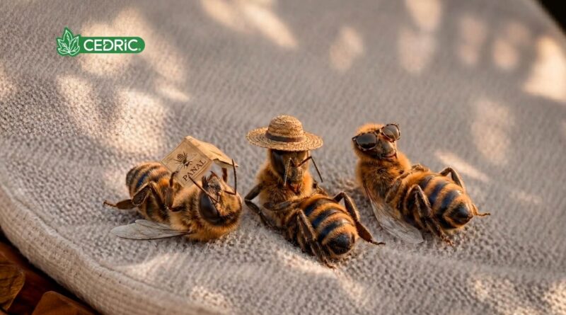 Abejas con sombreritos? Es IA? La publicidad de Cedric Balsámico